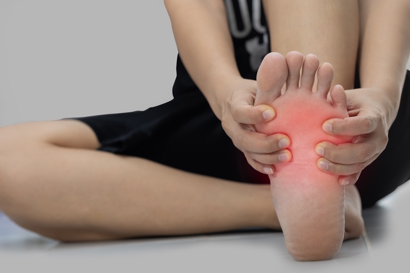 Self-massaging your feet is another simple technique to reduce pain.