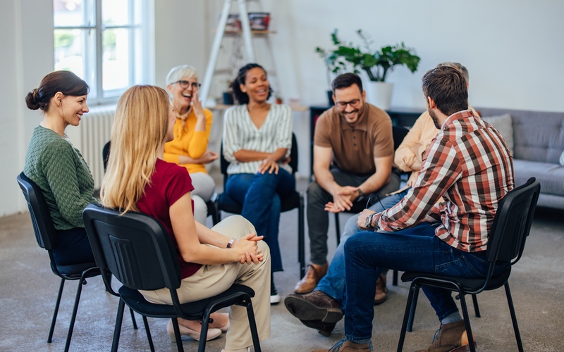 People in a support group - Learn how talking about your chronic pain can offer you the support you need with Chronic Care of Richmond.